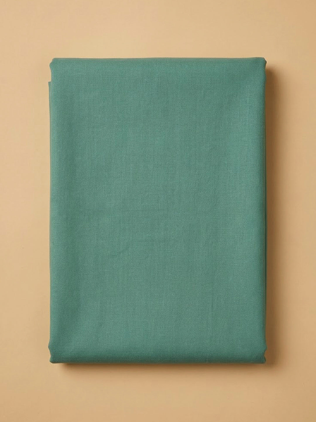 Rama Green Cotton Blend Embroidered Unstitched Dress Material