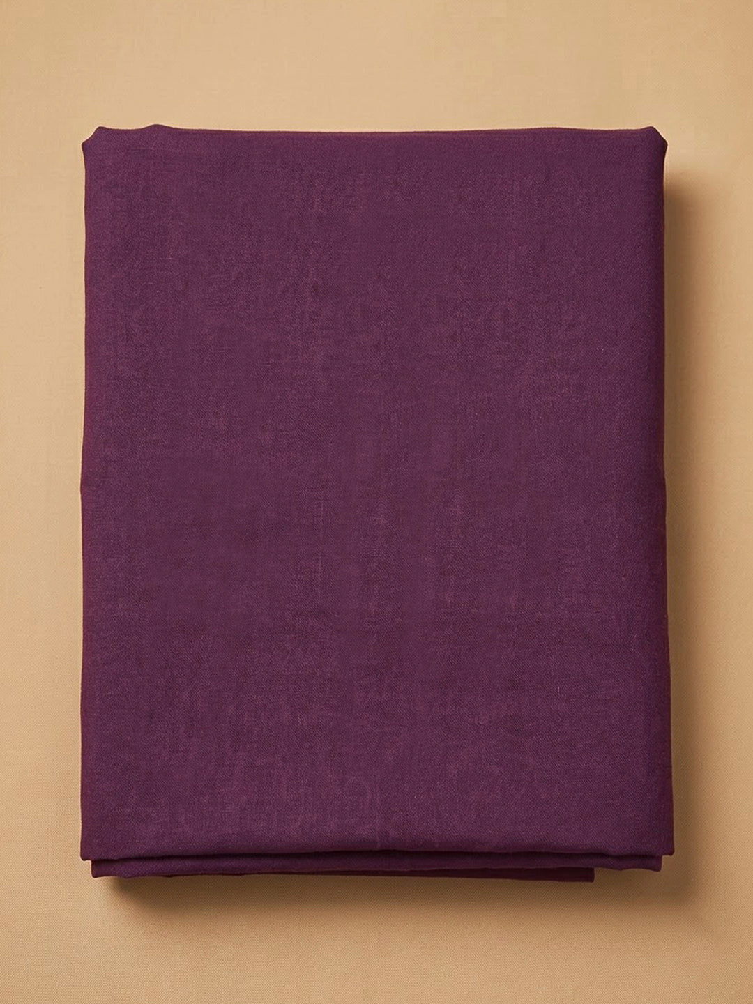 Purple Crepe Printed Unstitched Dress Material