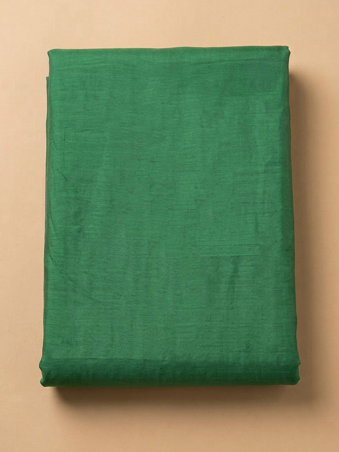 Green Cotton Blend Printed Unstitched Dress Material