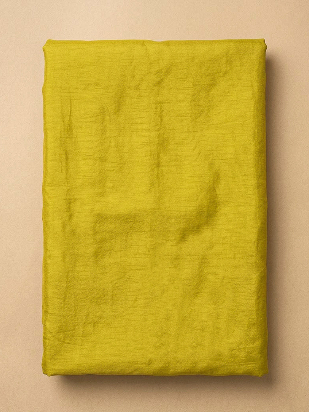 Lemon Cotton Blend Printed Unstitched Dress Material