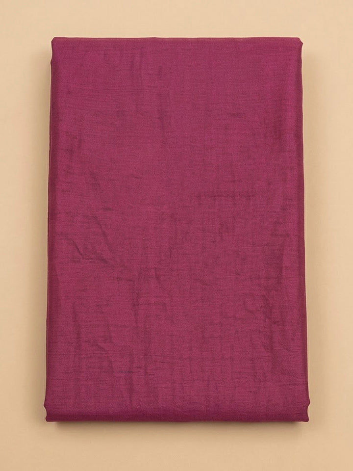 Onion Pink Cotton Blend Printed Unstitched Dress Material