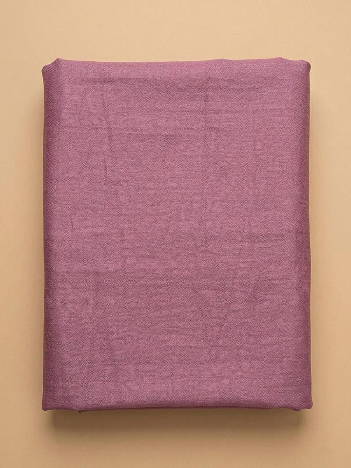 Onion Pink Chanderi Printed Unstitched Dress Material