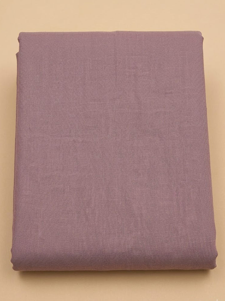 Lavender Chanderi Embroidered Unstitched Dress Material