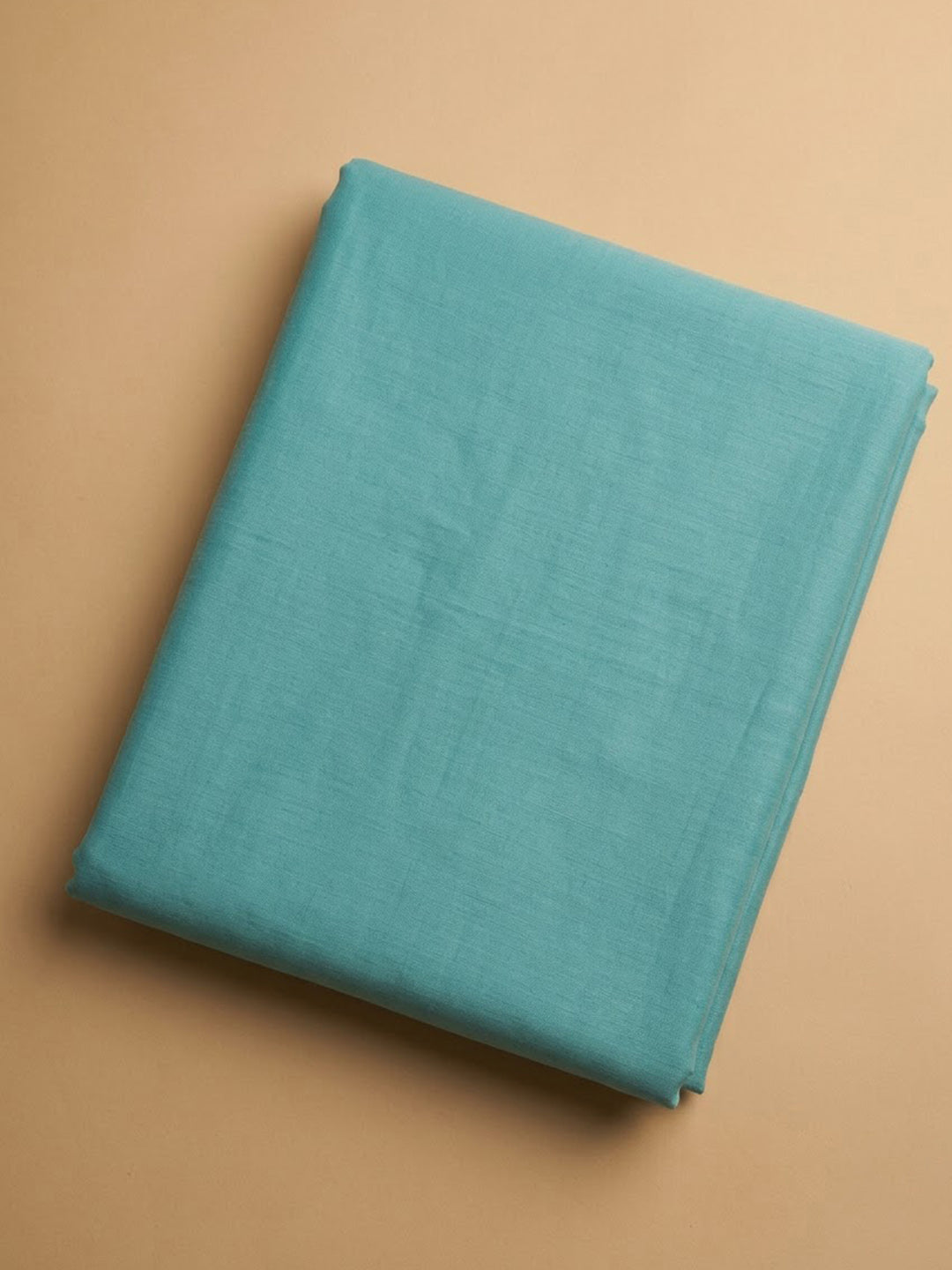 Sea Green Chanderi Embroidered Unstitched Dress Material