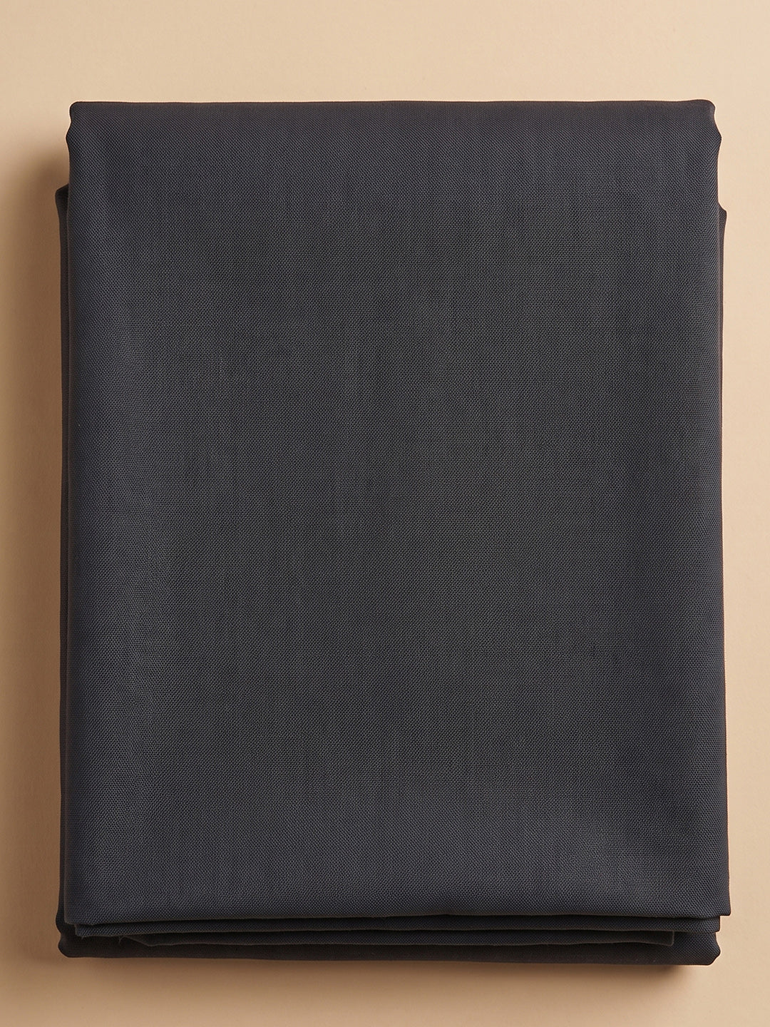Black Chanderi Embroidered Unstitched Dress Material