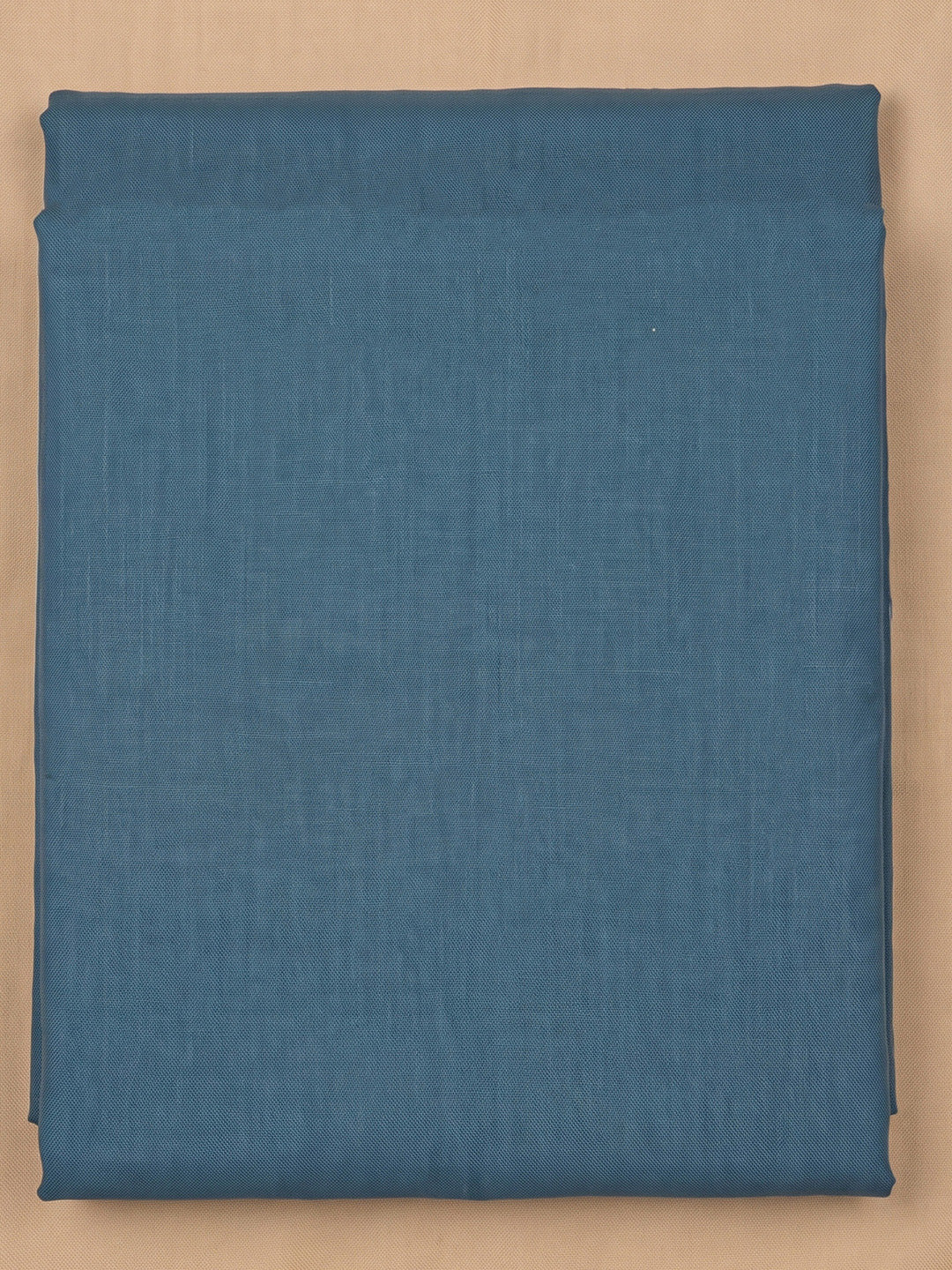 Blue Chanderi Embroidered Unstitched Dress Material