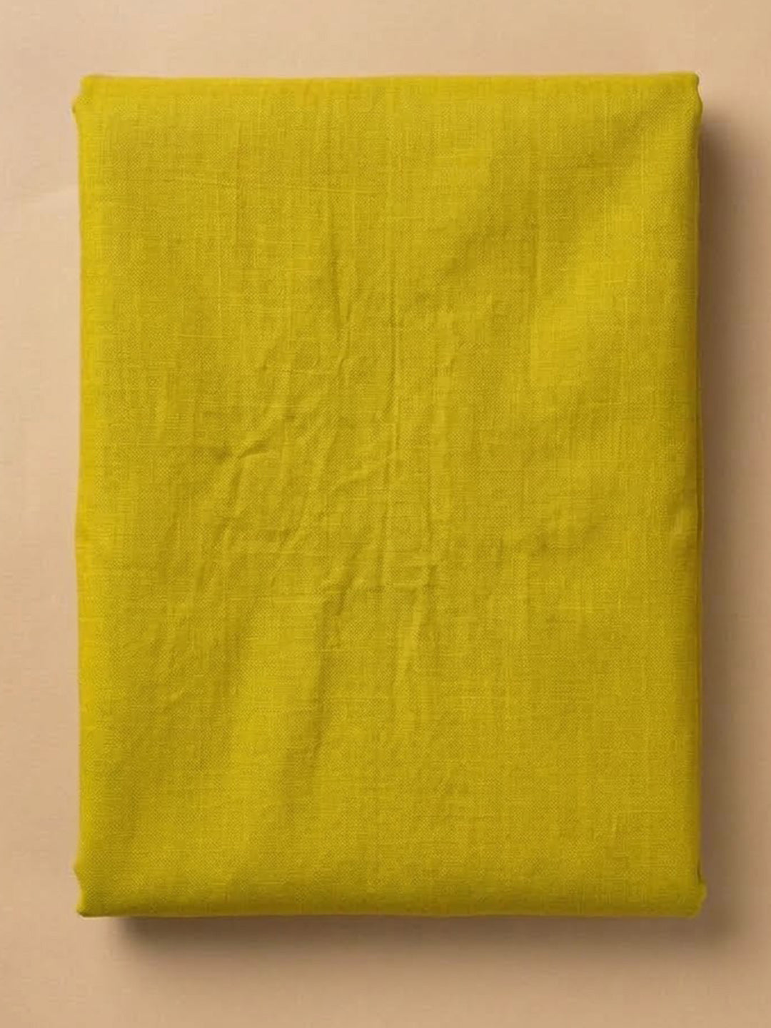 Lemon Chanderi Embroidered Unstitched Dress Material