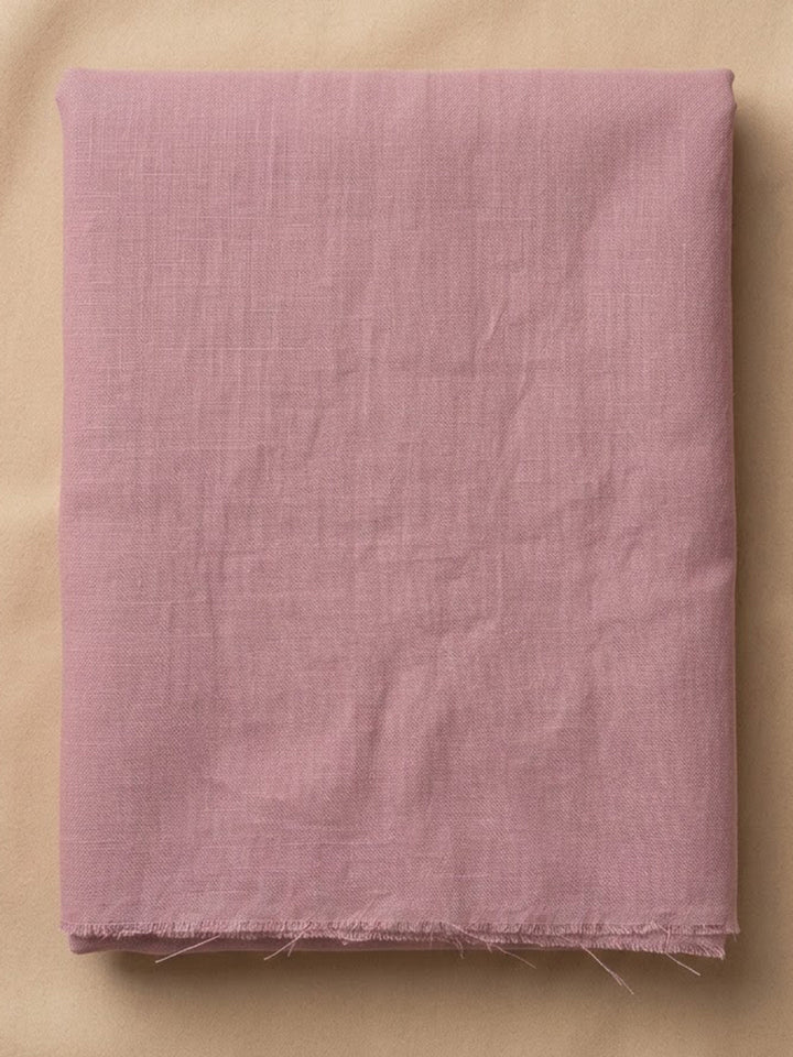 Onion-Pink Chanderi Embroidered Unstitched Dress Material