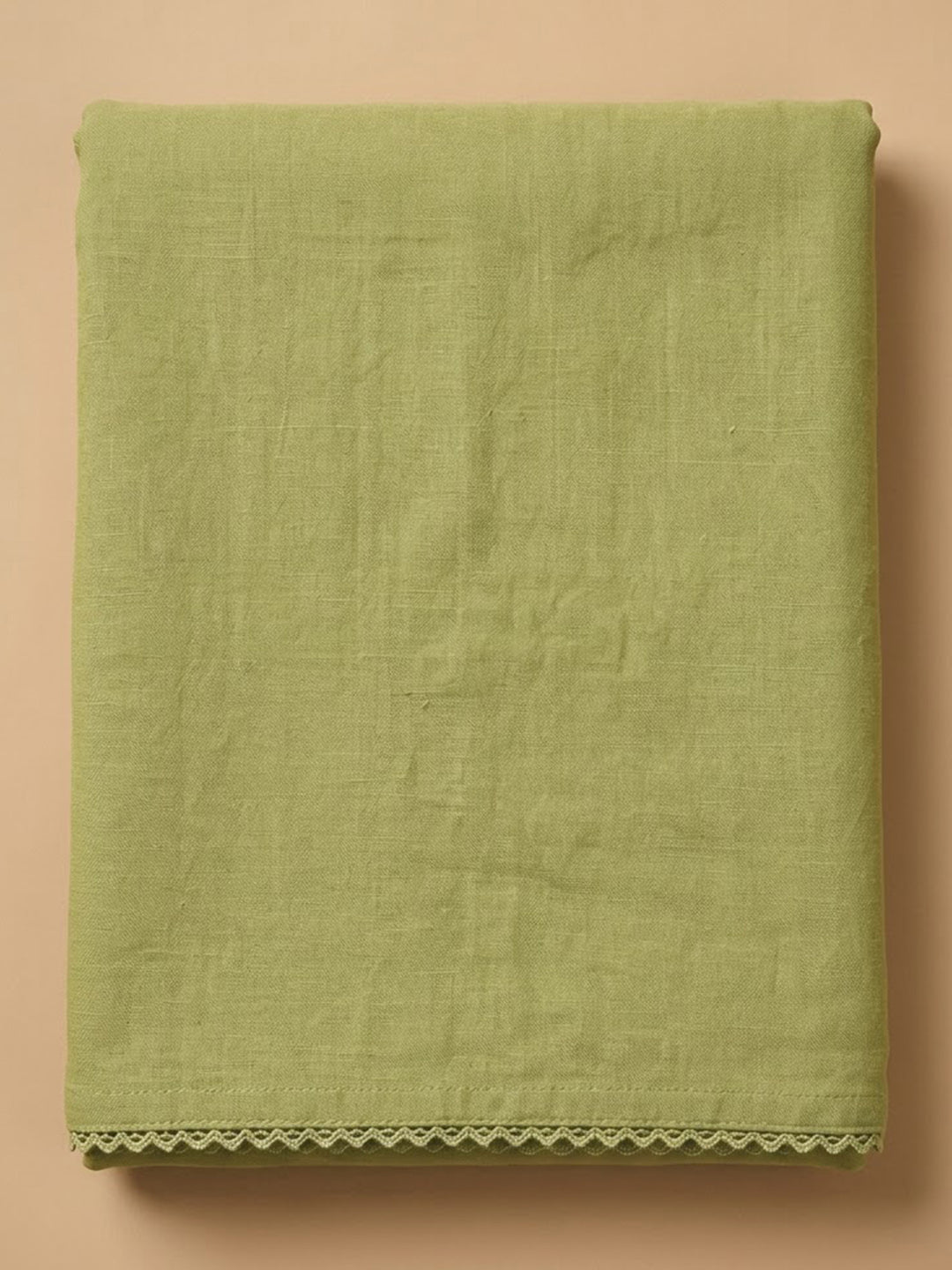 Pista-Green Chanderi Embroidered Unstitched Dress Material