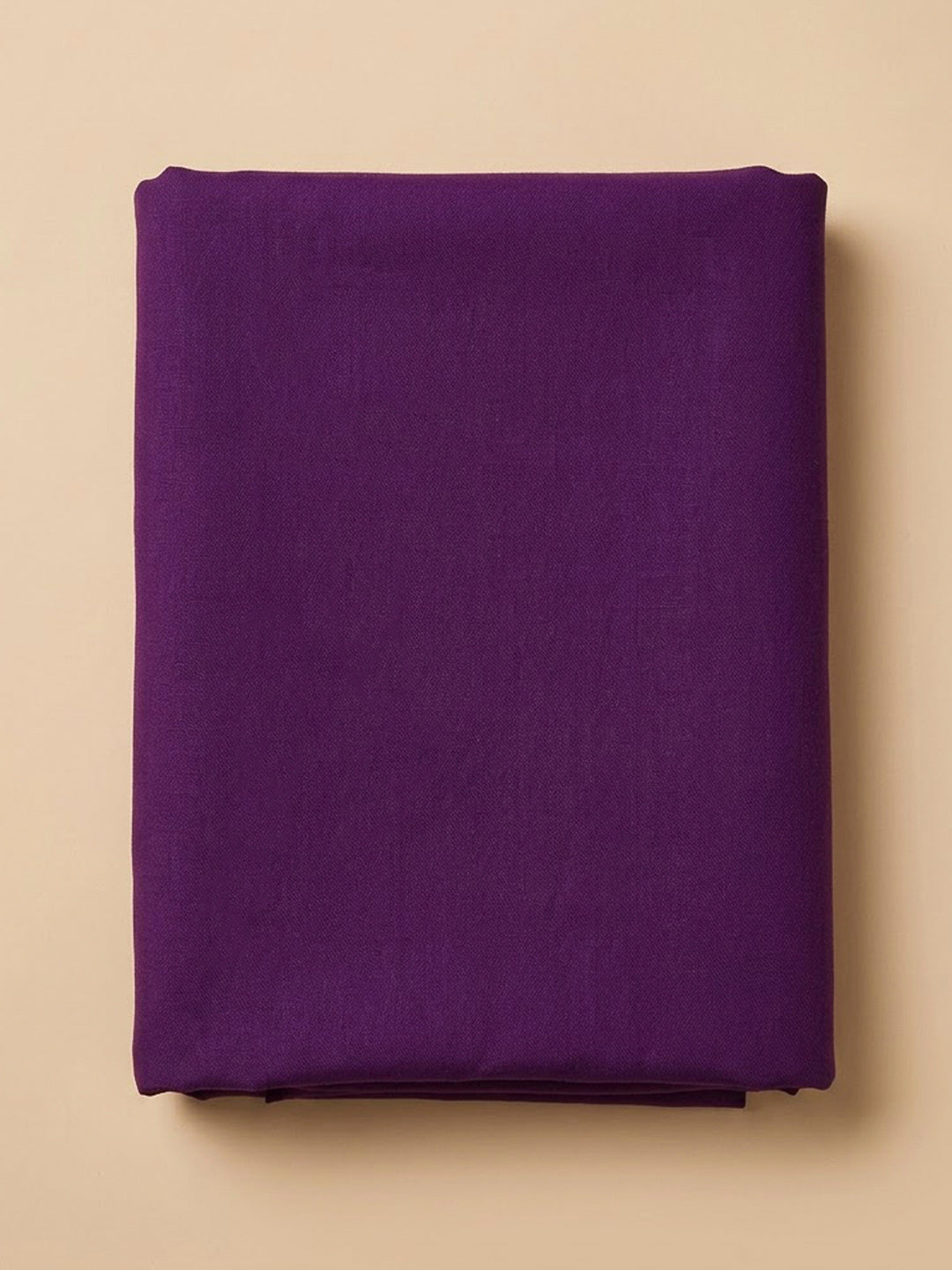 Purple Crepe Printed Unstitched Dress Material
