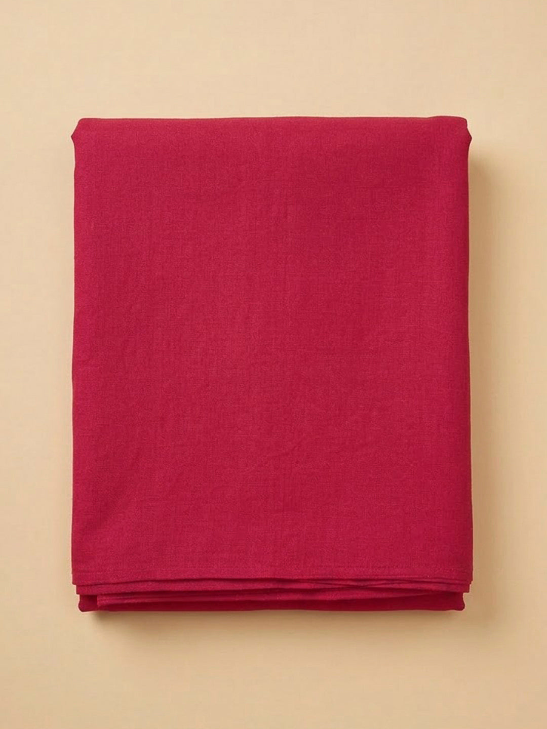 Hot Pink Cotton Blend Embroidered Unstitched Dress Material