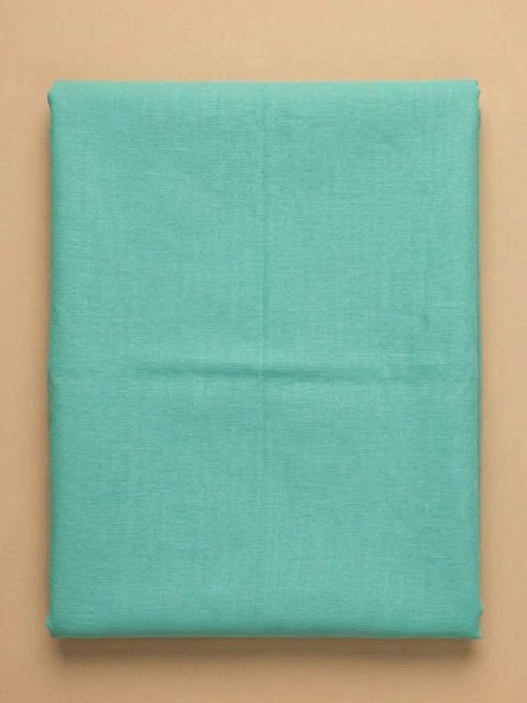 Sea-Green Cotton Blend Printed Unstitched Dress Material