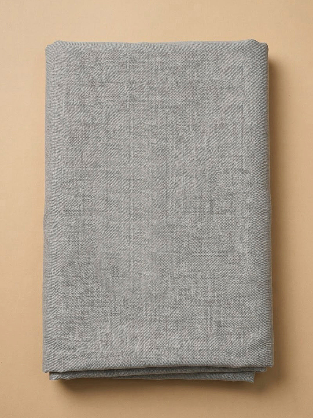 Grey Cotton Blend Embroidered Unstitched Dress Material