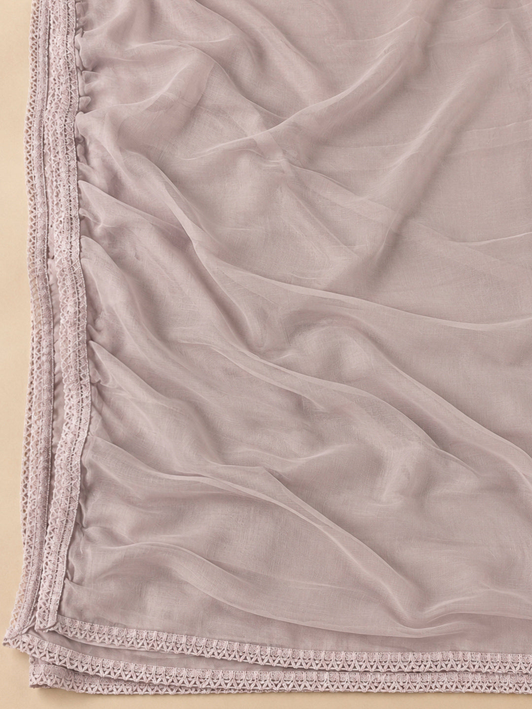 Onion Pink Cotton Blend Embroidered Unstitched Dress Material