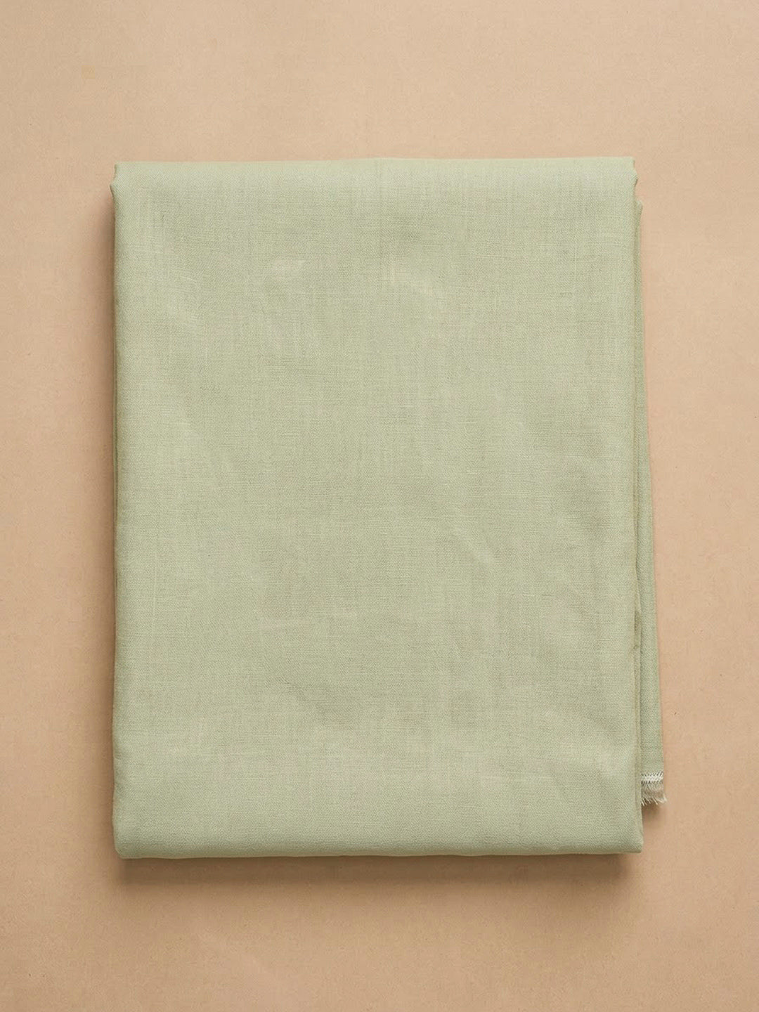 Pista Green Cotton Blend Printed Unstitched Dress Material