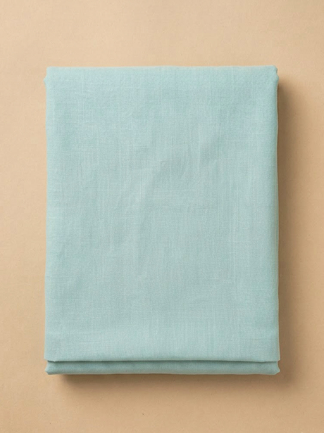Sky Blue Cotton Blend Printed Unstitched Dress Material