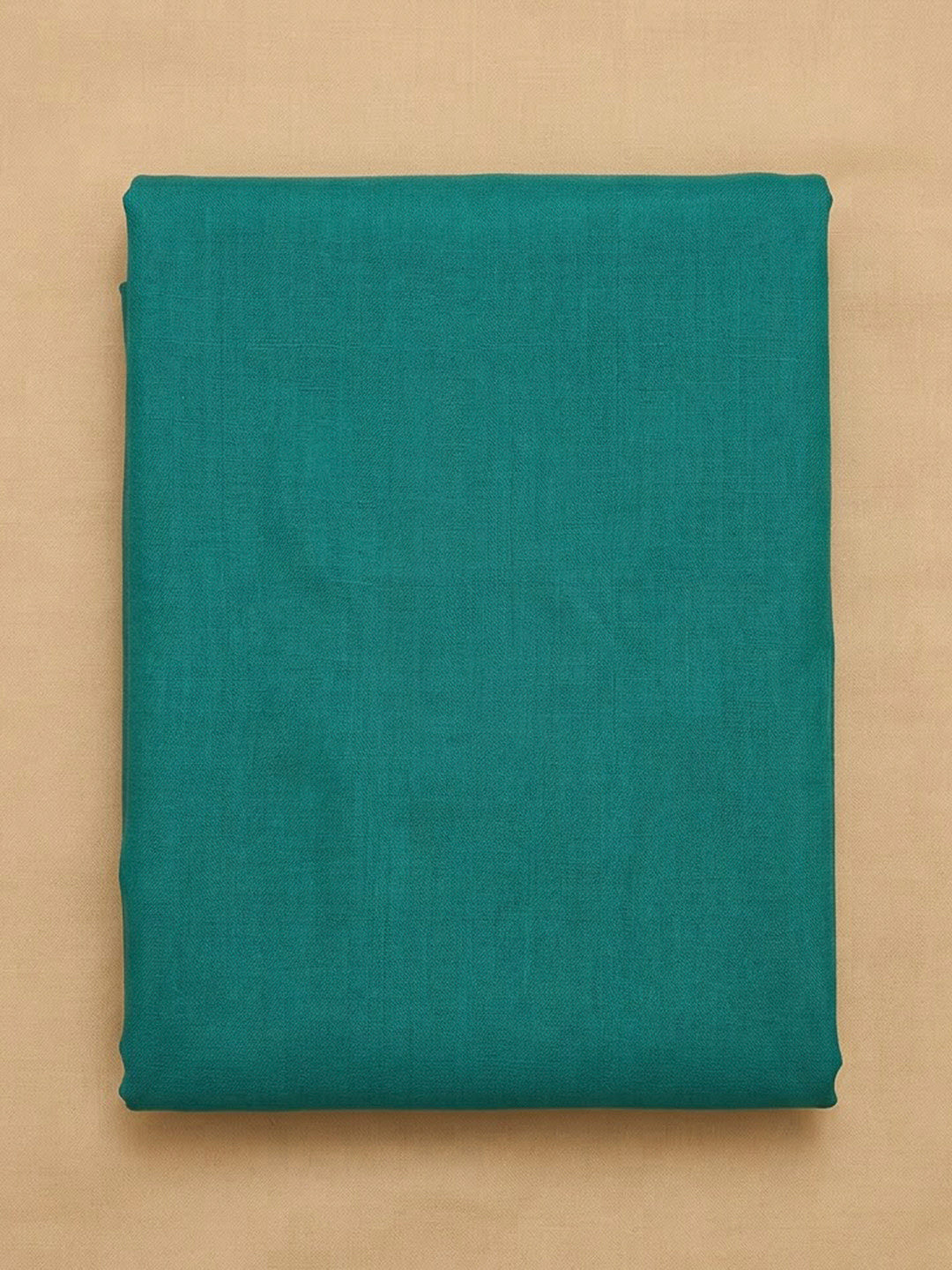 Rama Green Cotton Blend Embroidered Unstitched Dress Material