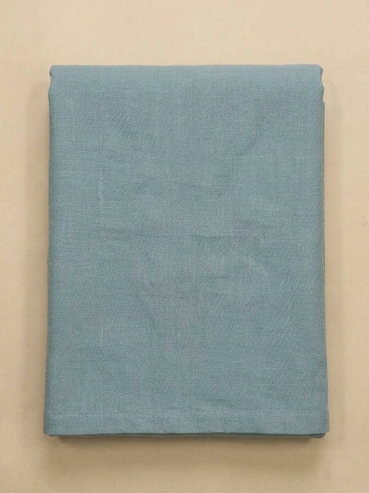 Blue Lt Cotton Blend Embroidered Unstitched Dress Material
