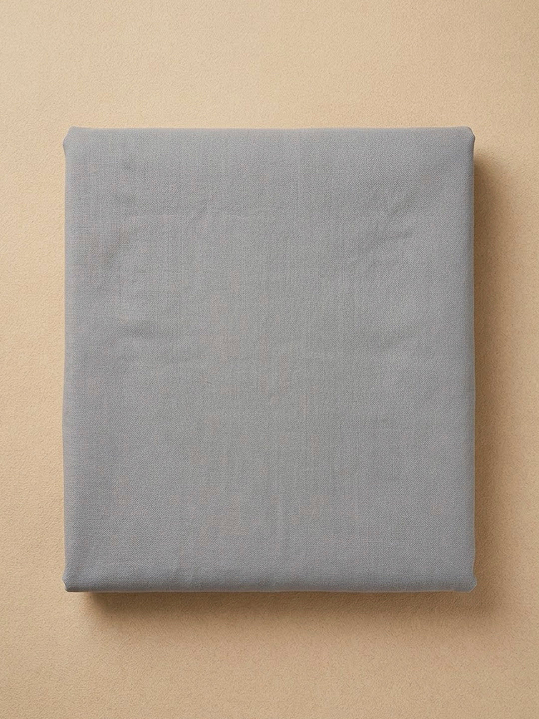 Grey Cotton Blend Embroidered Unstitched Dress Material
