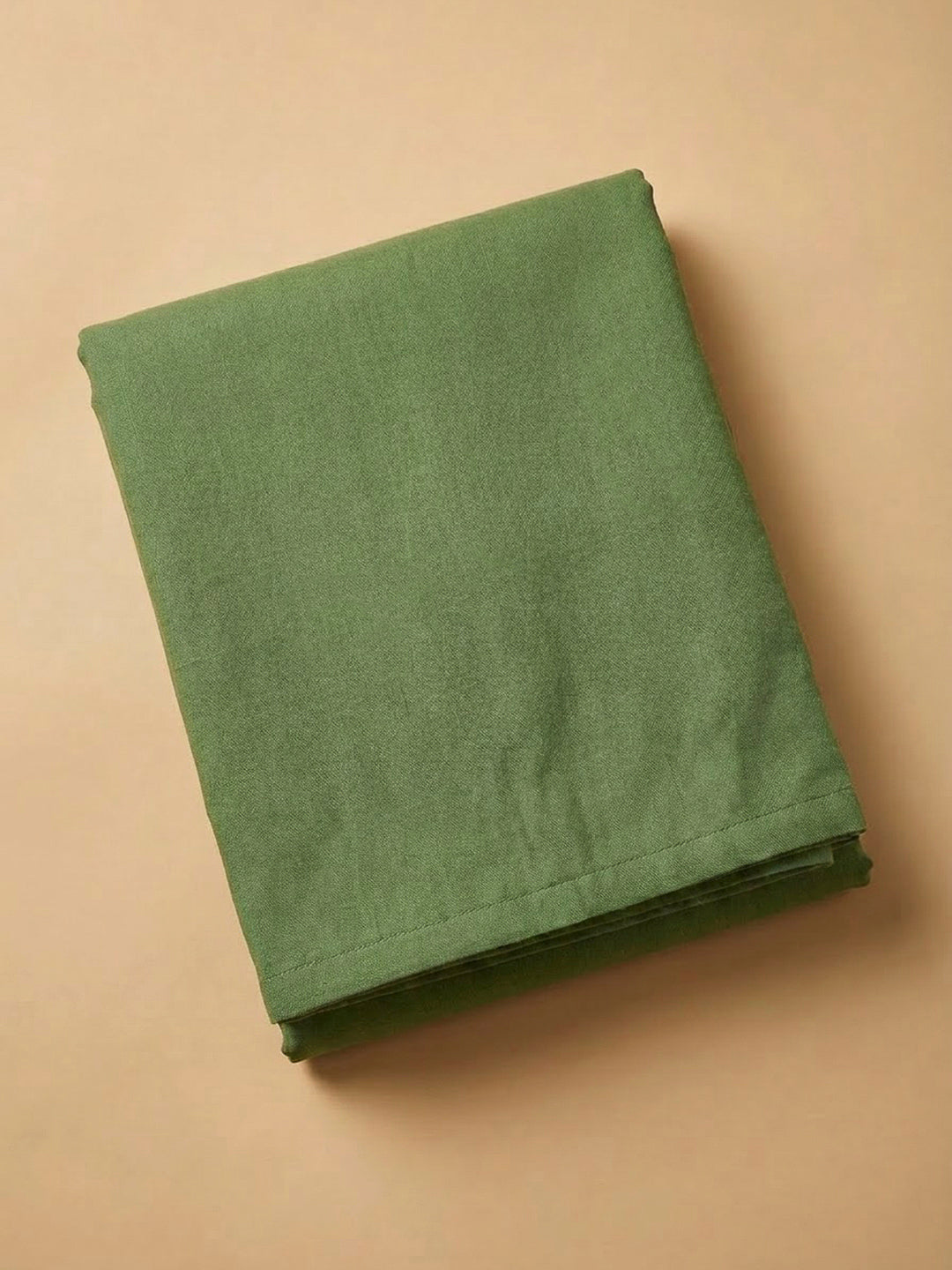 Bottle Green Cotton Blend Embroidered Unstitched Dress Material