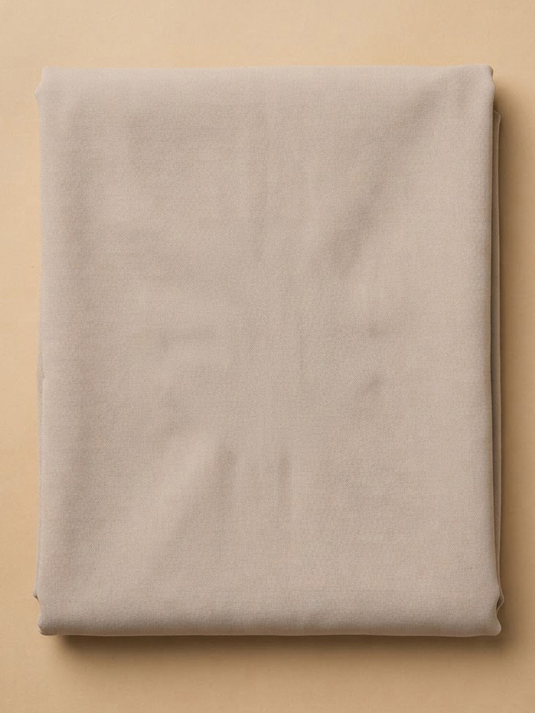 Beige Georgette Embroidered Unstitched Dress Material