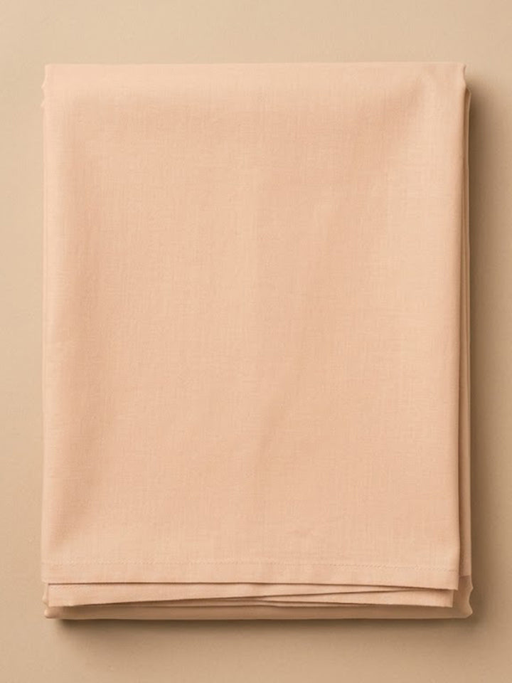 Peach Georgette Embroidered Unstitched Dress Material