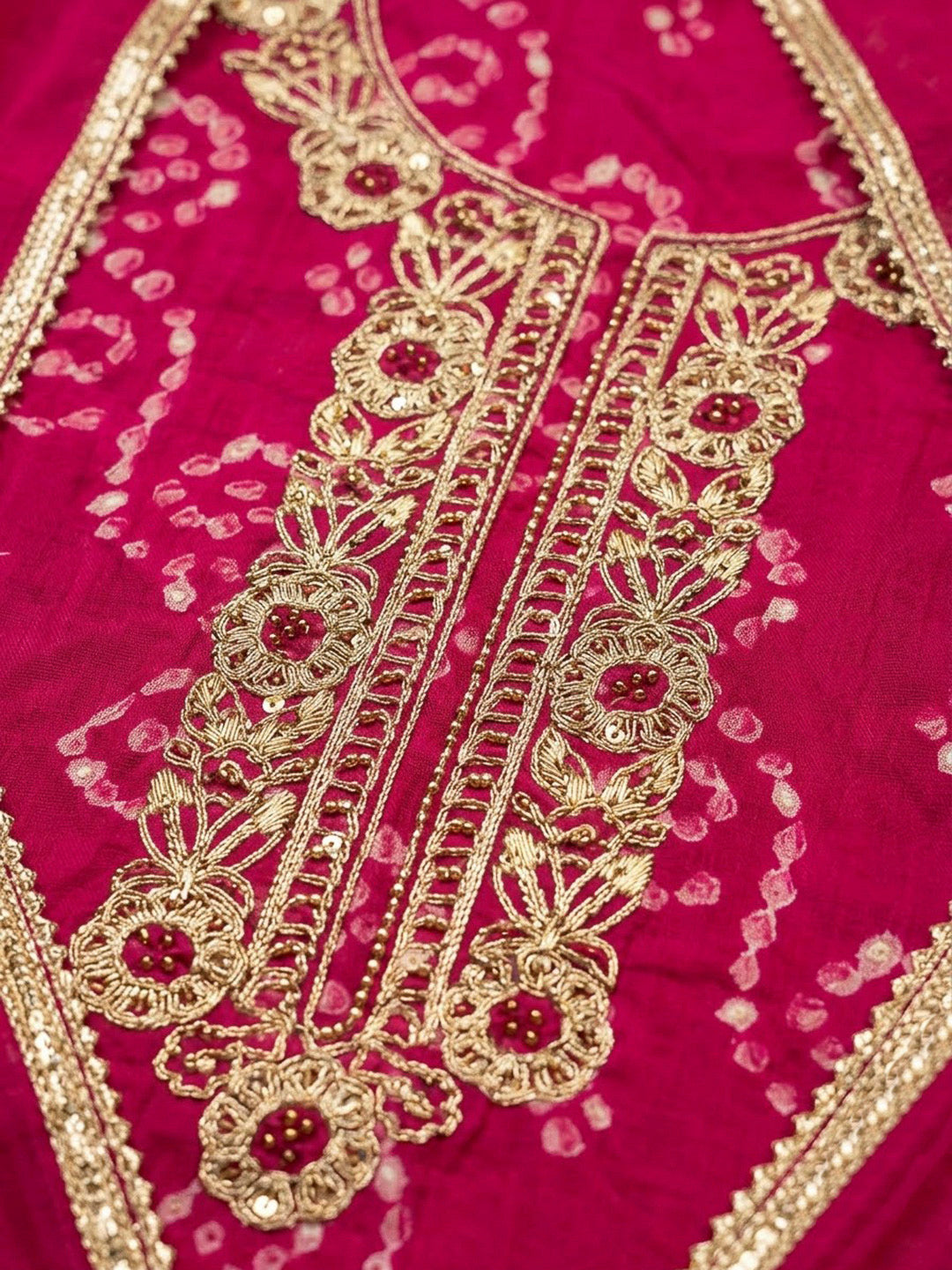Rani Cotton Blend Embroidered Unstitched Dress Material