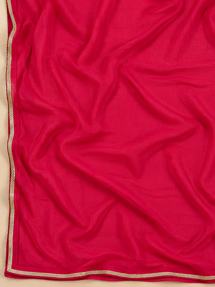 Rani Cotton Blend Embroidered Unstitched Dress Material