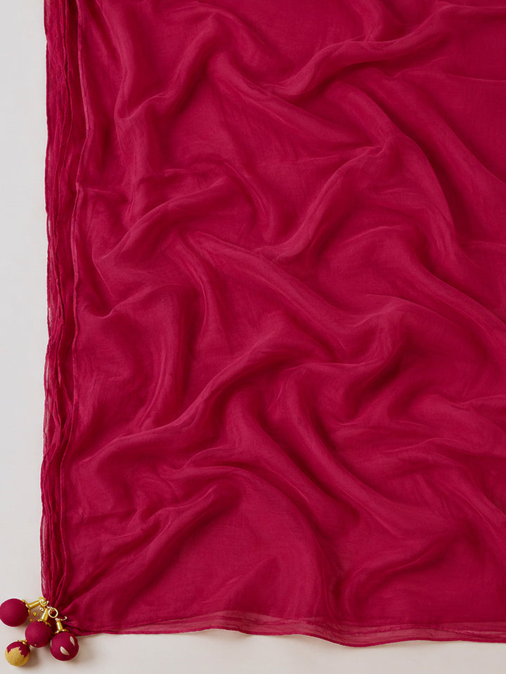 Rani Cotton Blend Embroidered Unstitched Dress Material