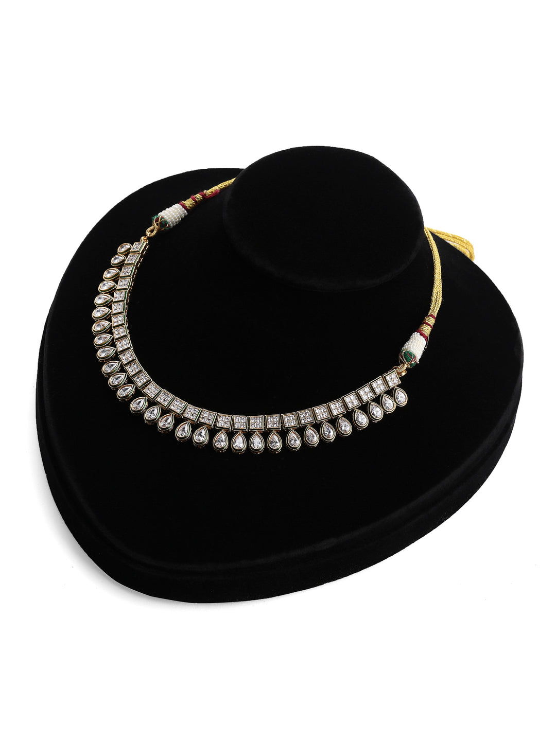 Gold-White Imitation Jewelry-Set