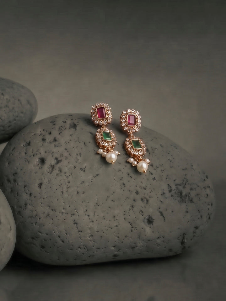 Gold-Multi Imitation Jewelry-Set