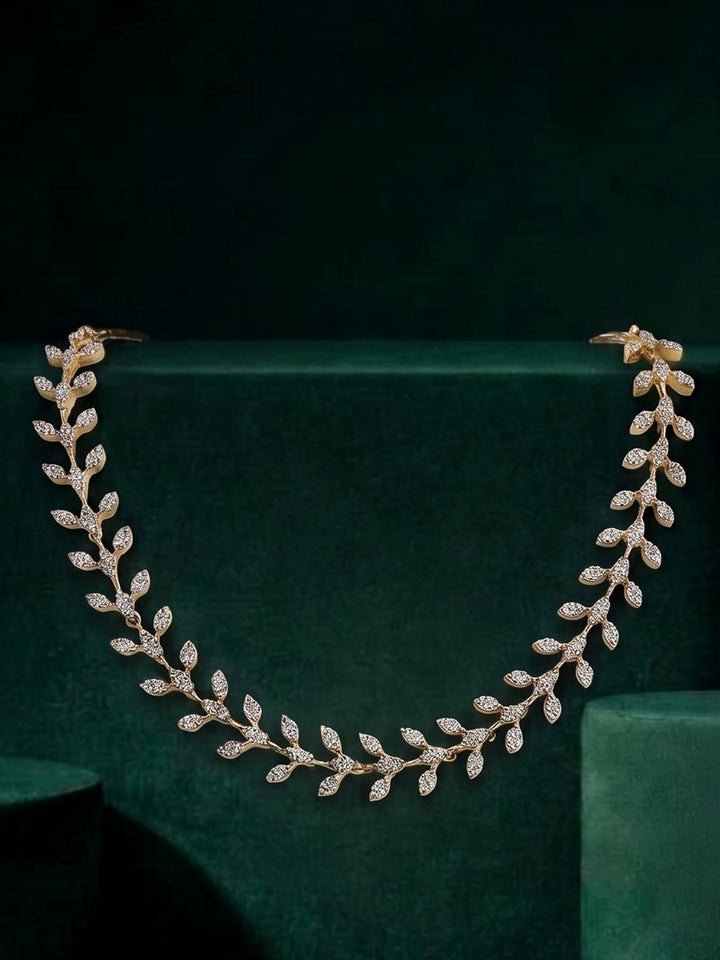 Gold-White Imitation Jewelry-Set
