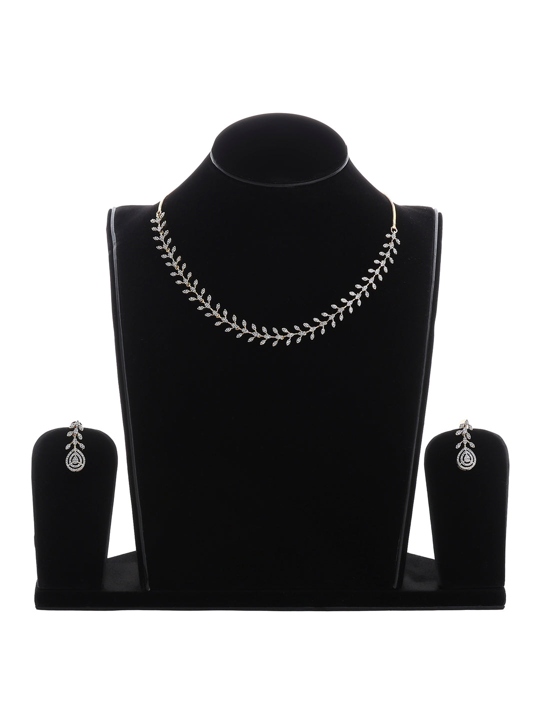 Gold-White Imitation Jewelry-Set
