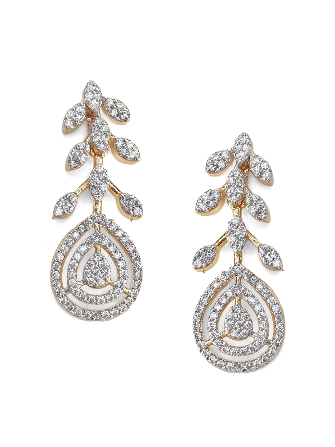Gold-White Imitation Jewelry-Set
