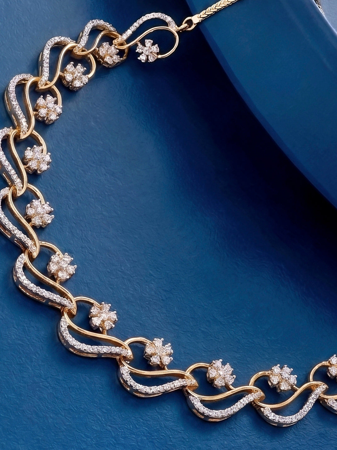 Gold-White Imitation Jewelry-Set