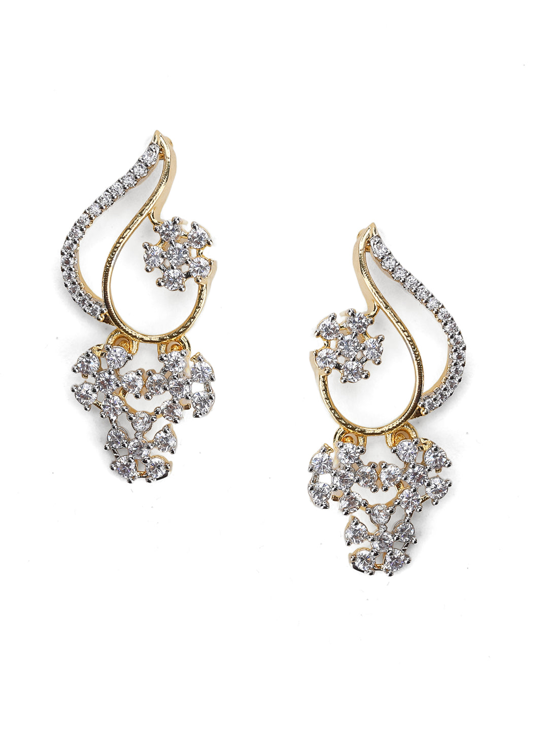 Gold-White Imitation Jewelry-Set