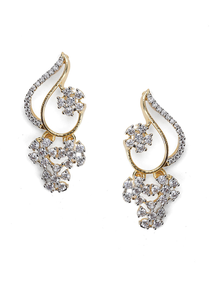 Gold-White Imitation Jewelry-Set