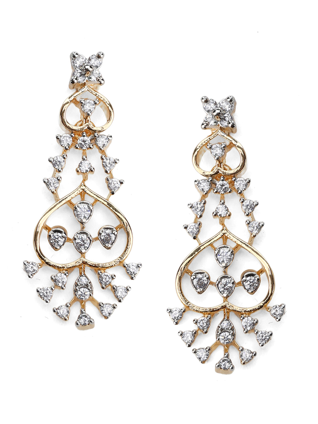 Gold-White Imitation Jewelry-Set