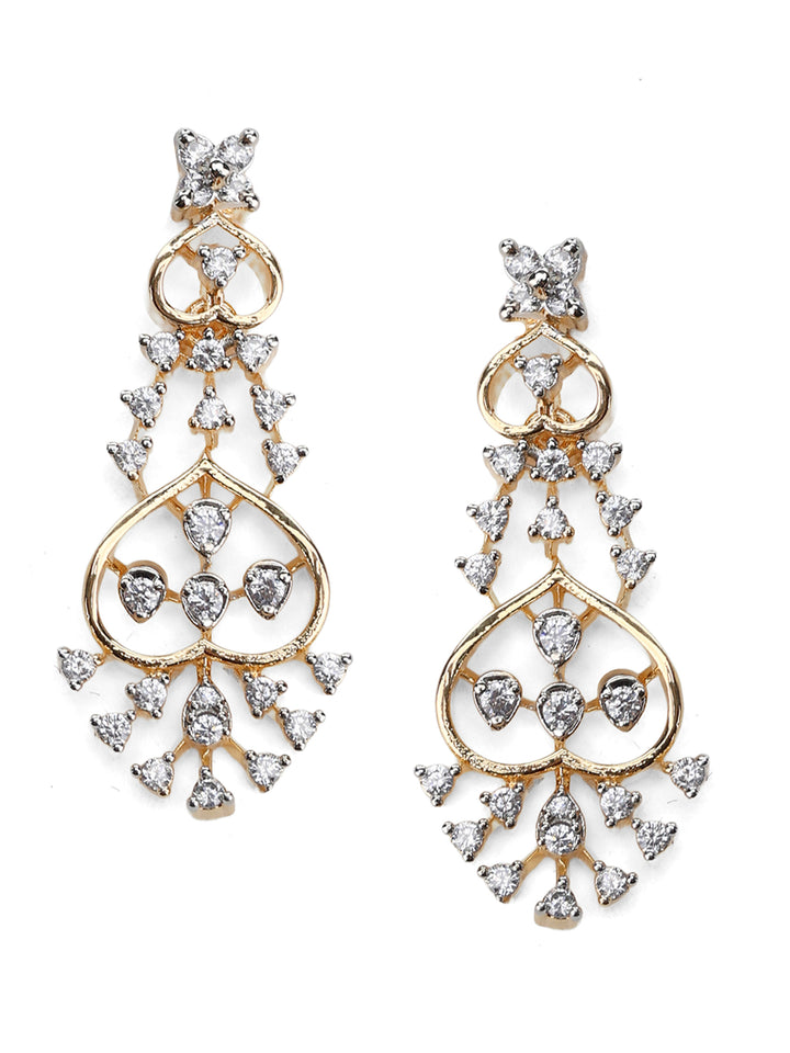 Gold-White Imitation Jewelry-Set