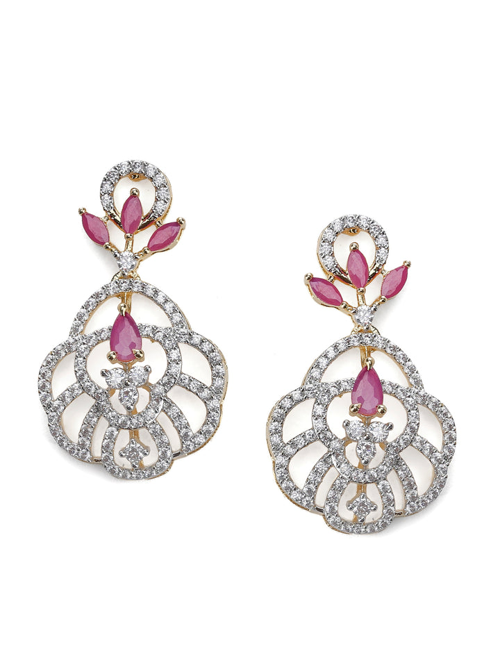 Gold-Ruby Imitation Jewelry-Set