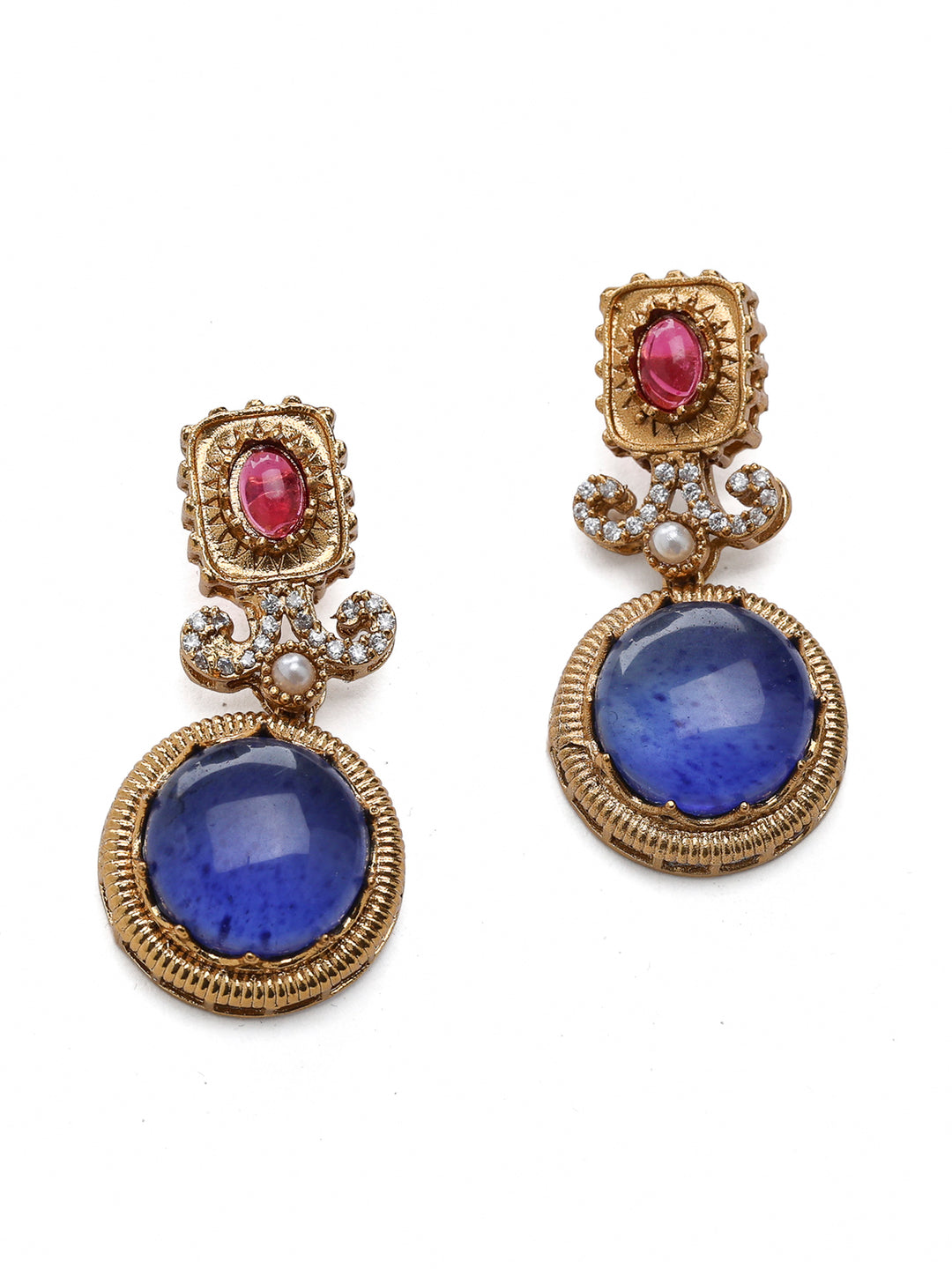 Gold-Multi Imitation Jewelry-Set