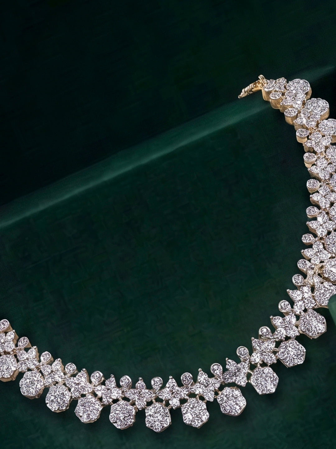 Gold-White Imitation Jewelry-Set