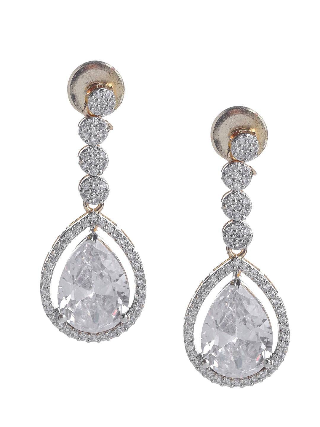 Gold-White Imitation Jewelry-Set