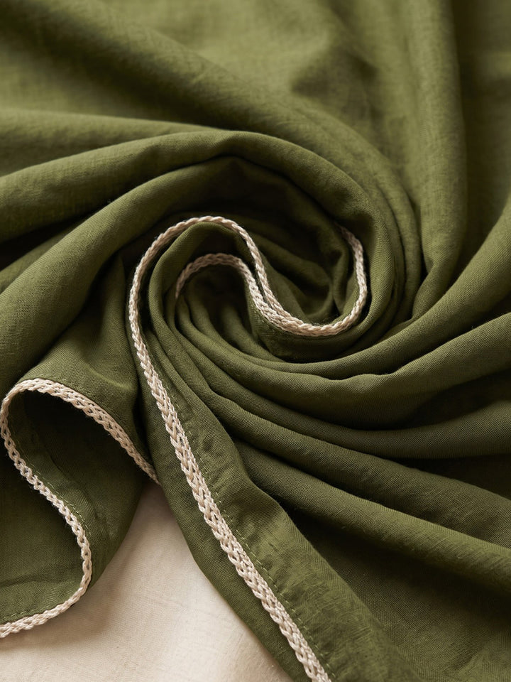Green Printed Cotton Blend Kurta With Pant &amp; Dupatta