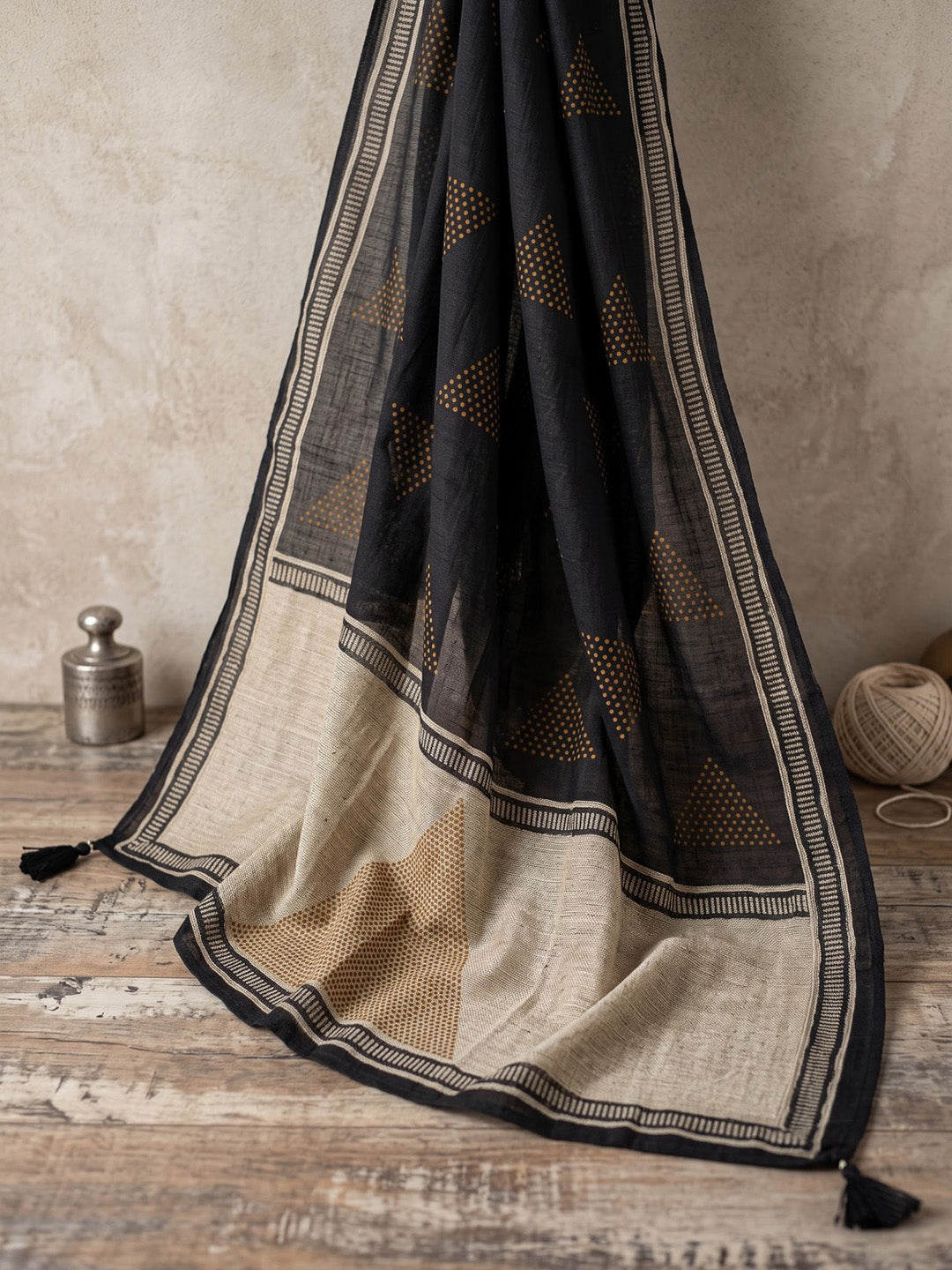 Brown Printed Cotton Blend Kurta With Pant &amp; Dupatta
