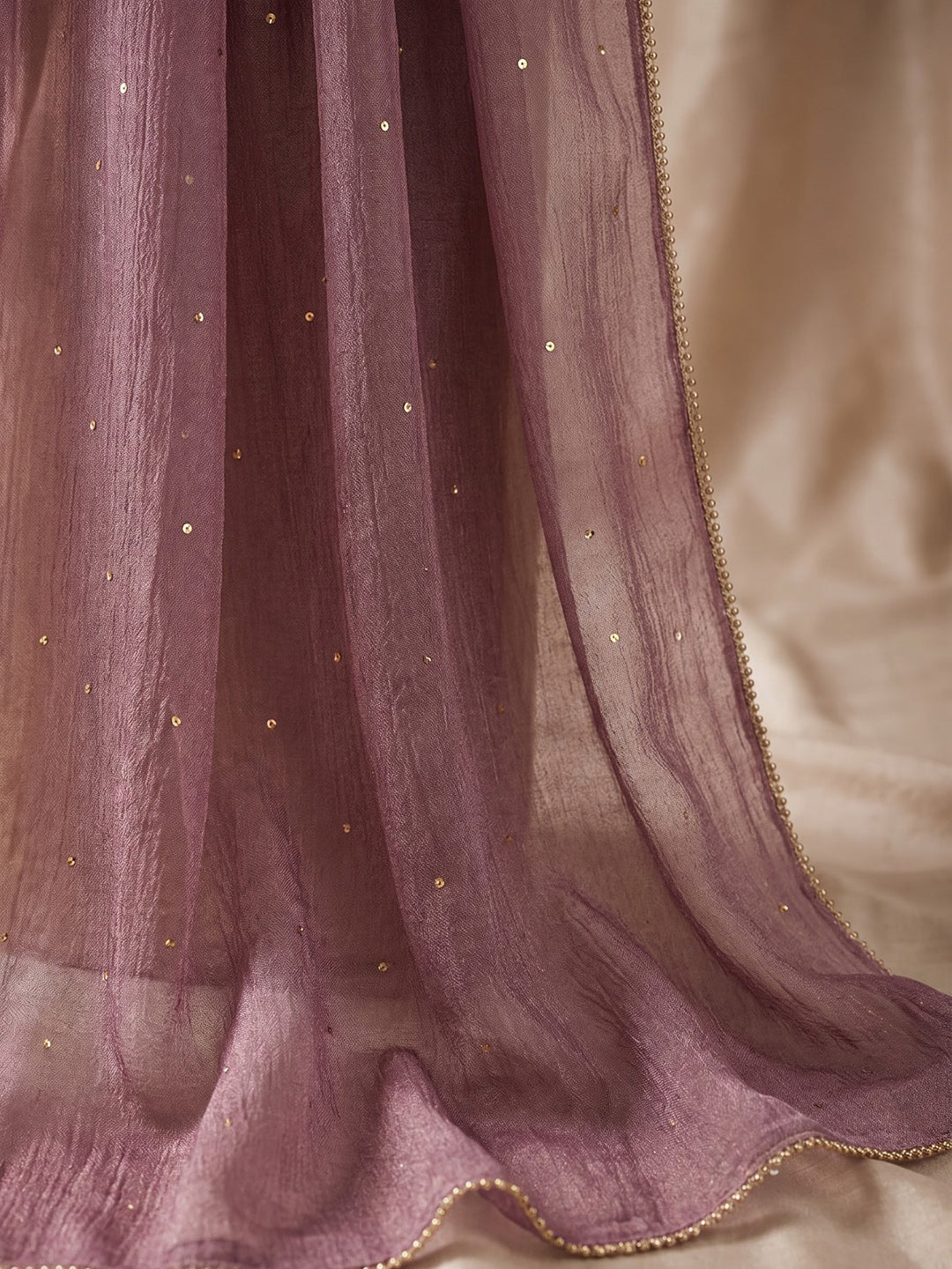 Pink Embroidered Art Silk Kurta With Pant &amp; Dupatta