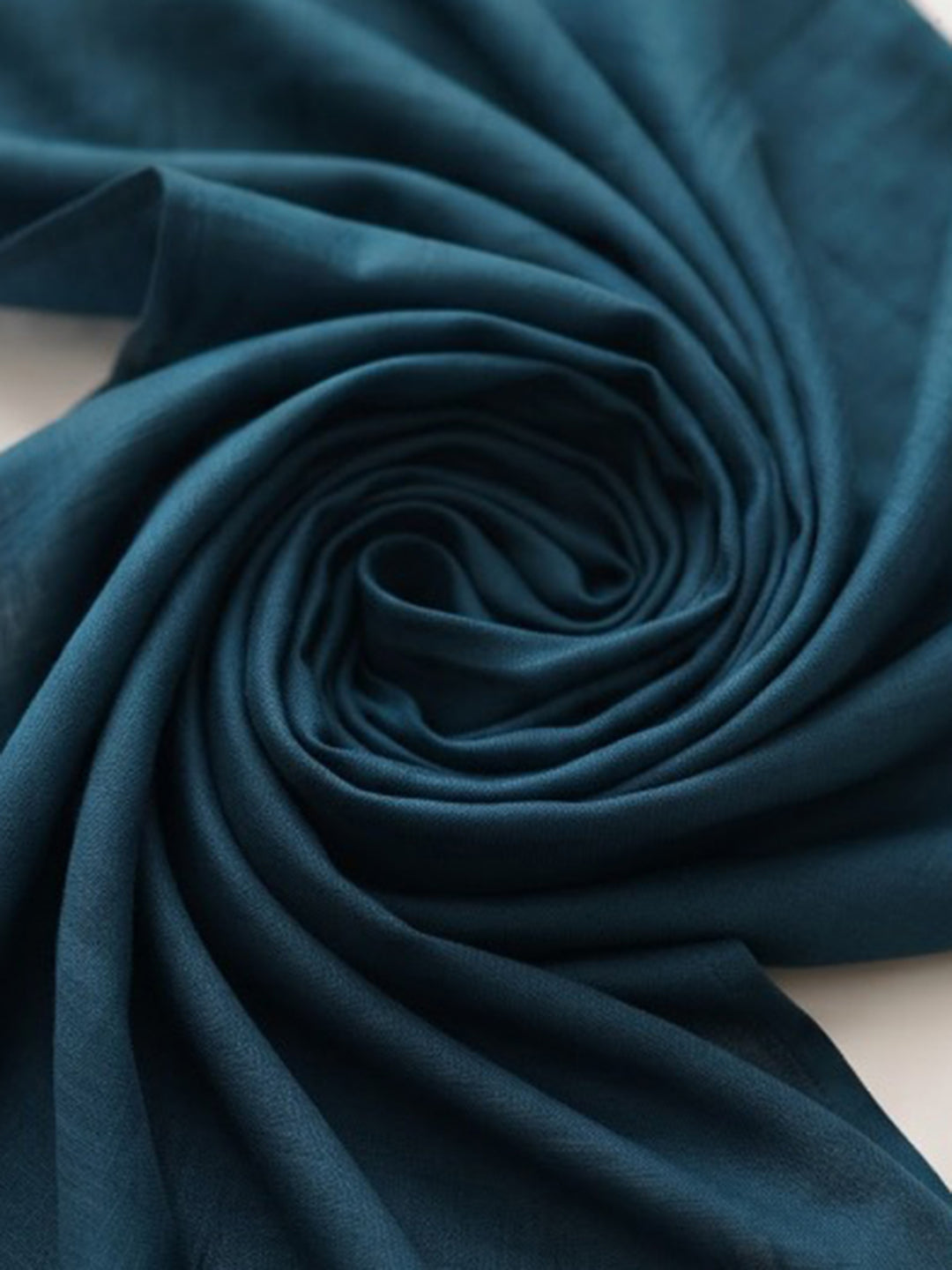 Teal Blue Printed Cotton Blend Kurta With Pant &amp; Dupatta