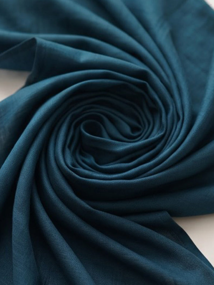 Teal Blue Printed Cotton Blend Kurta With Pant &amp; Dupatta