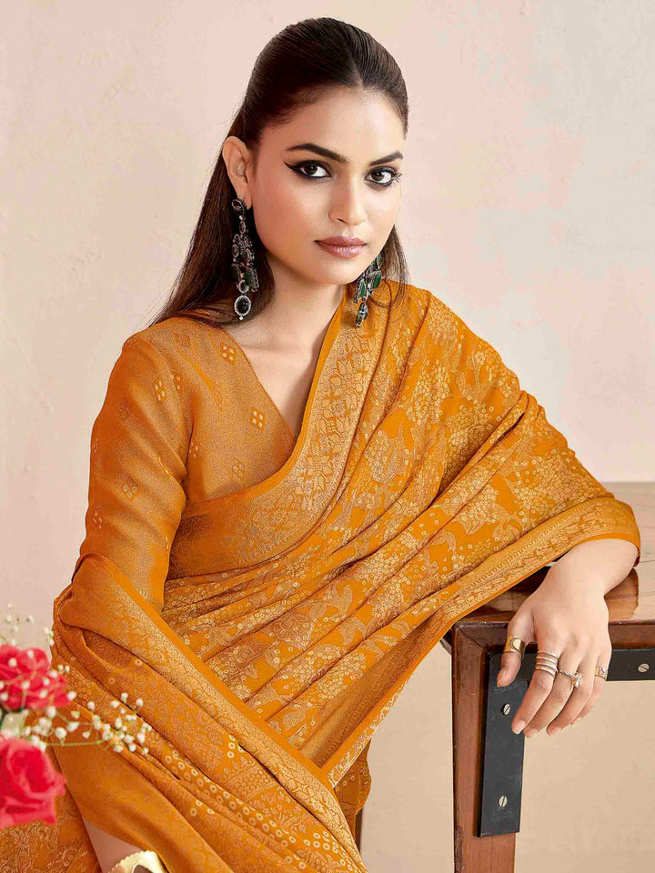Rani Art Silk Printed Saree