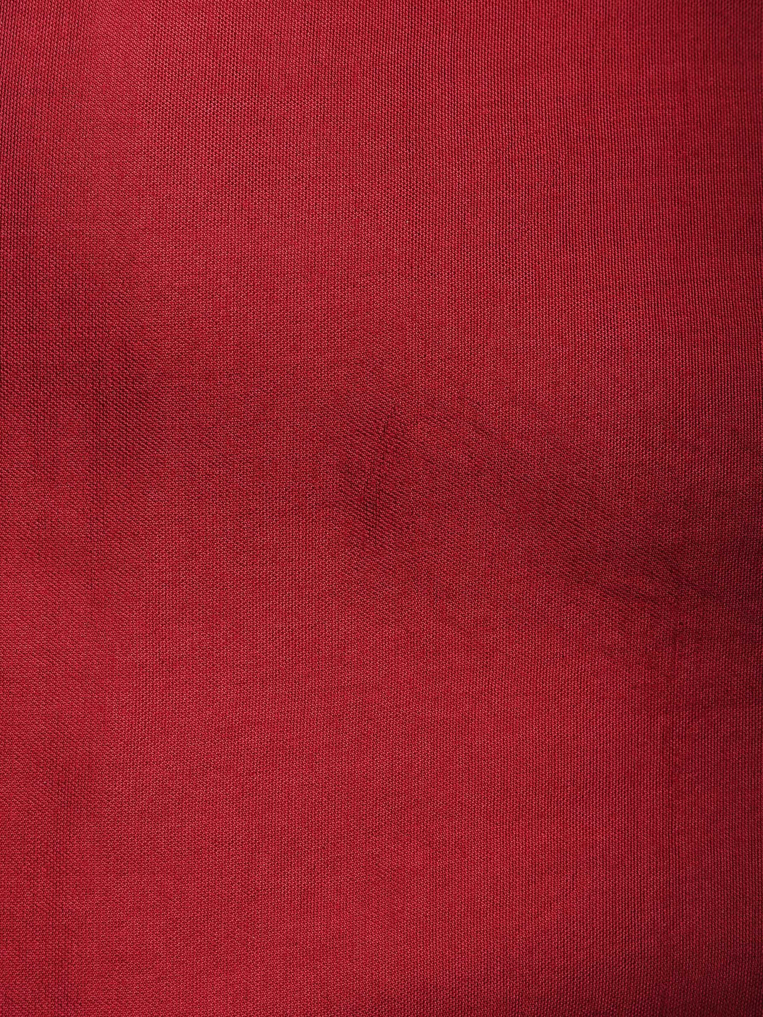 Maroon Art Silk Printed Unstitched Dress Material